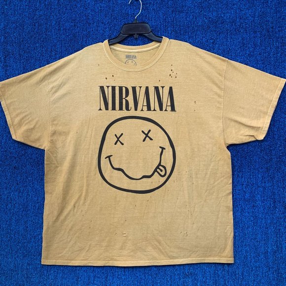Urban Outfitters Tops - Nirvana VTG Style Acid Wash T-shirt